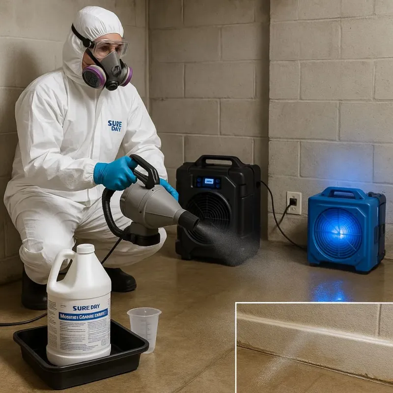 Sanitization and Odor Removal process in Bella Vista, CA